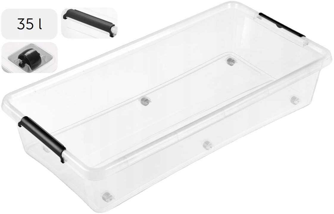 

Pojemnik do przechowywania pod łóżko Bedroller 35L