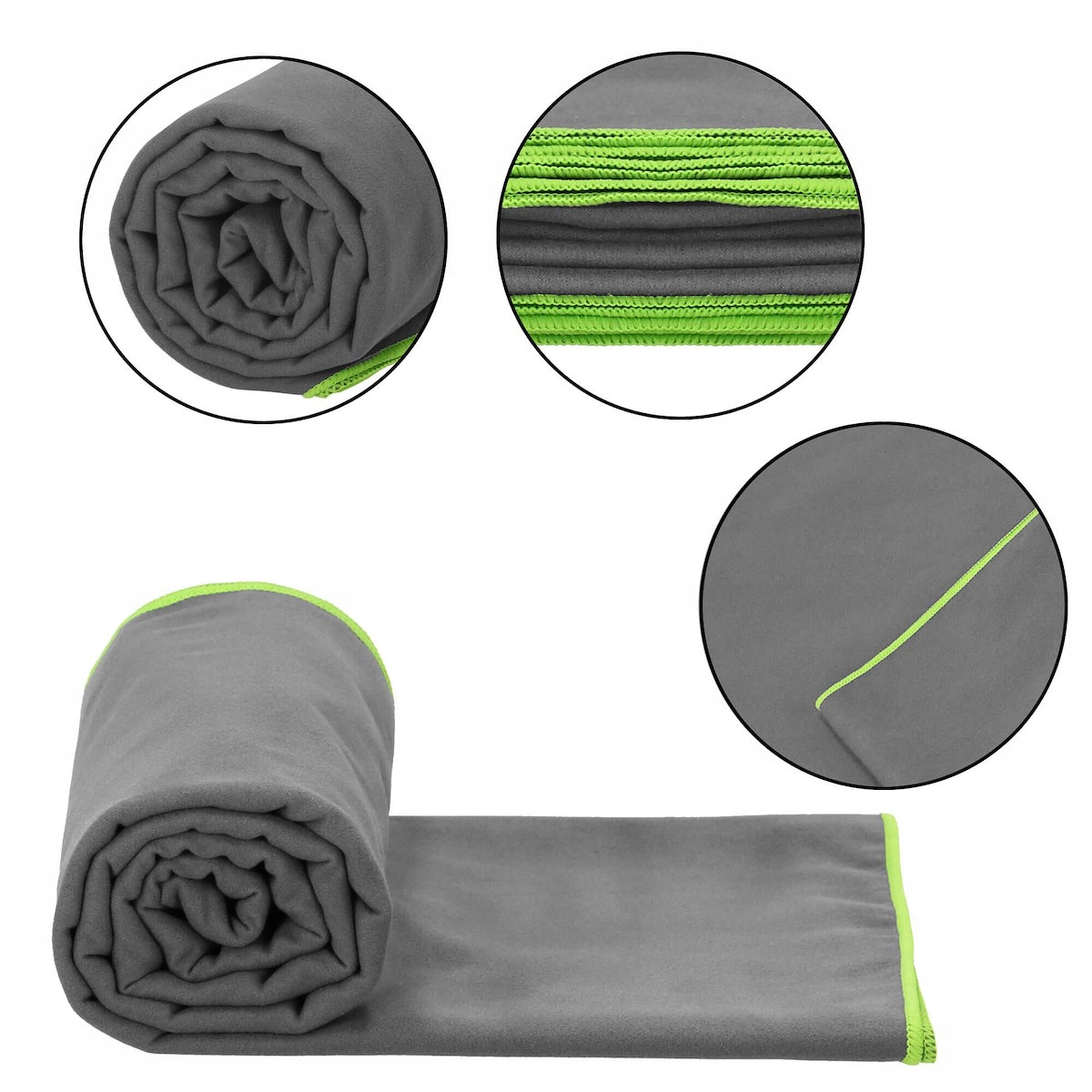 RĘCZNIK KĄPIELOWY SZYBKOSCHNĄCY PLAŻOWY Z MIKROFIBRY 90x180cm SPORTOWY DUŻY Kod producenta CS0016