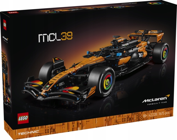 Lego Technic Formule Mclaren MCL39 F1 42228