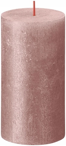 

Bolsius Świeca Rustic Shimmer 130/68 Róż