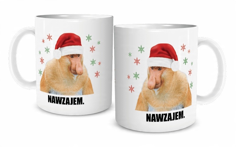 

Kubek Świąteczny Janusz Nosacz Nawzajem.