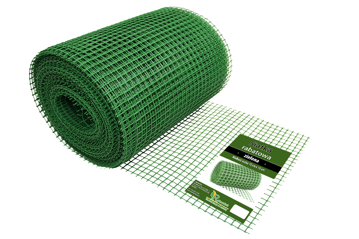 

Siatka rabatowa 0,6x25m Zielona Ochronna Ogrodowa