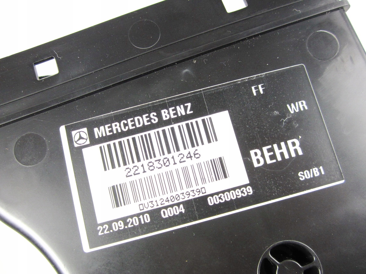 Klima spod SITZ rechts Mercedes W221 Lift