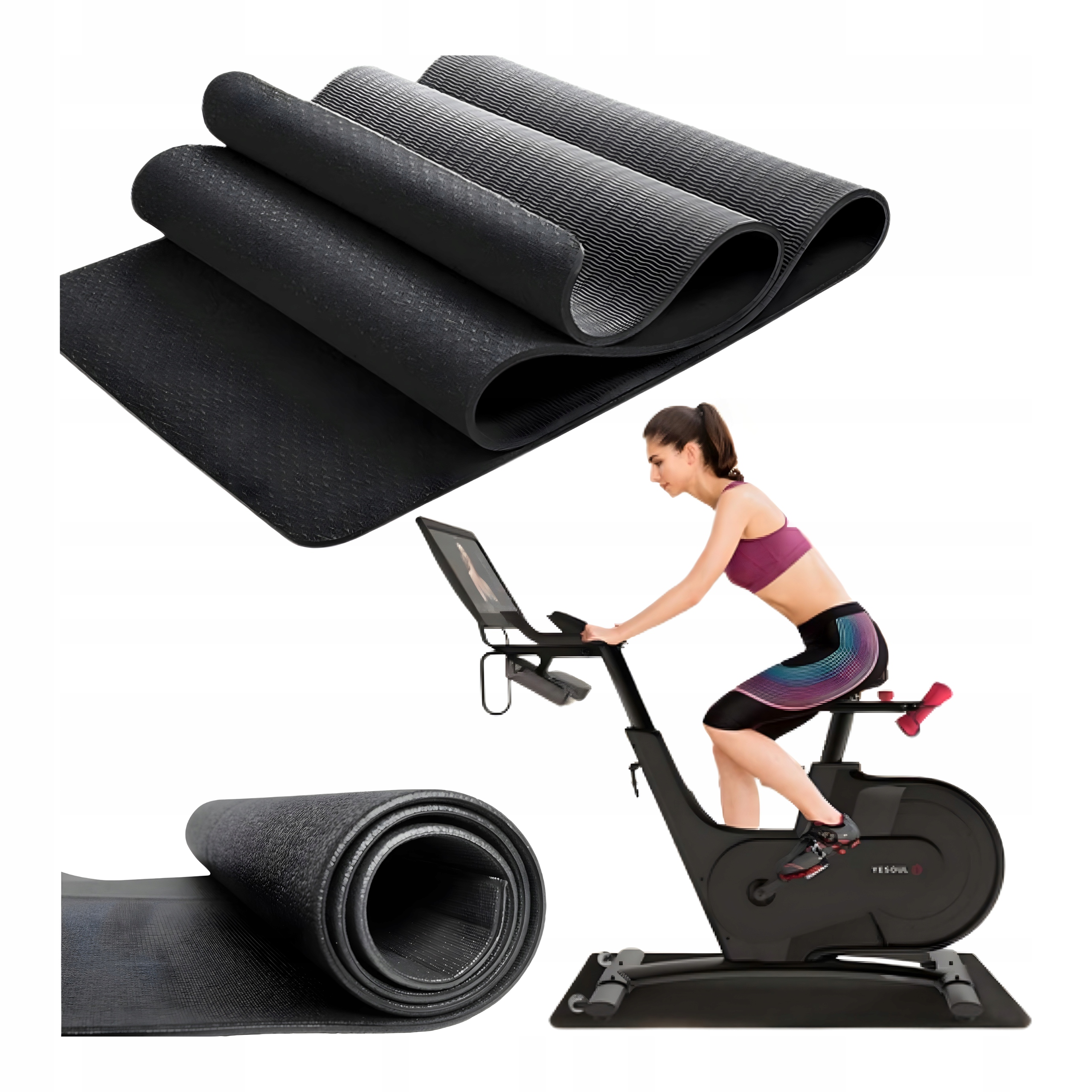 Mata Ochronna Podłogi Wygłuszająca Antypoślizgowa Gruba Mocna Wytrzymała