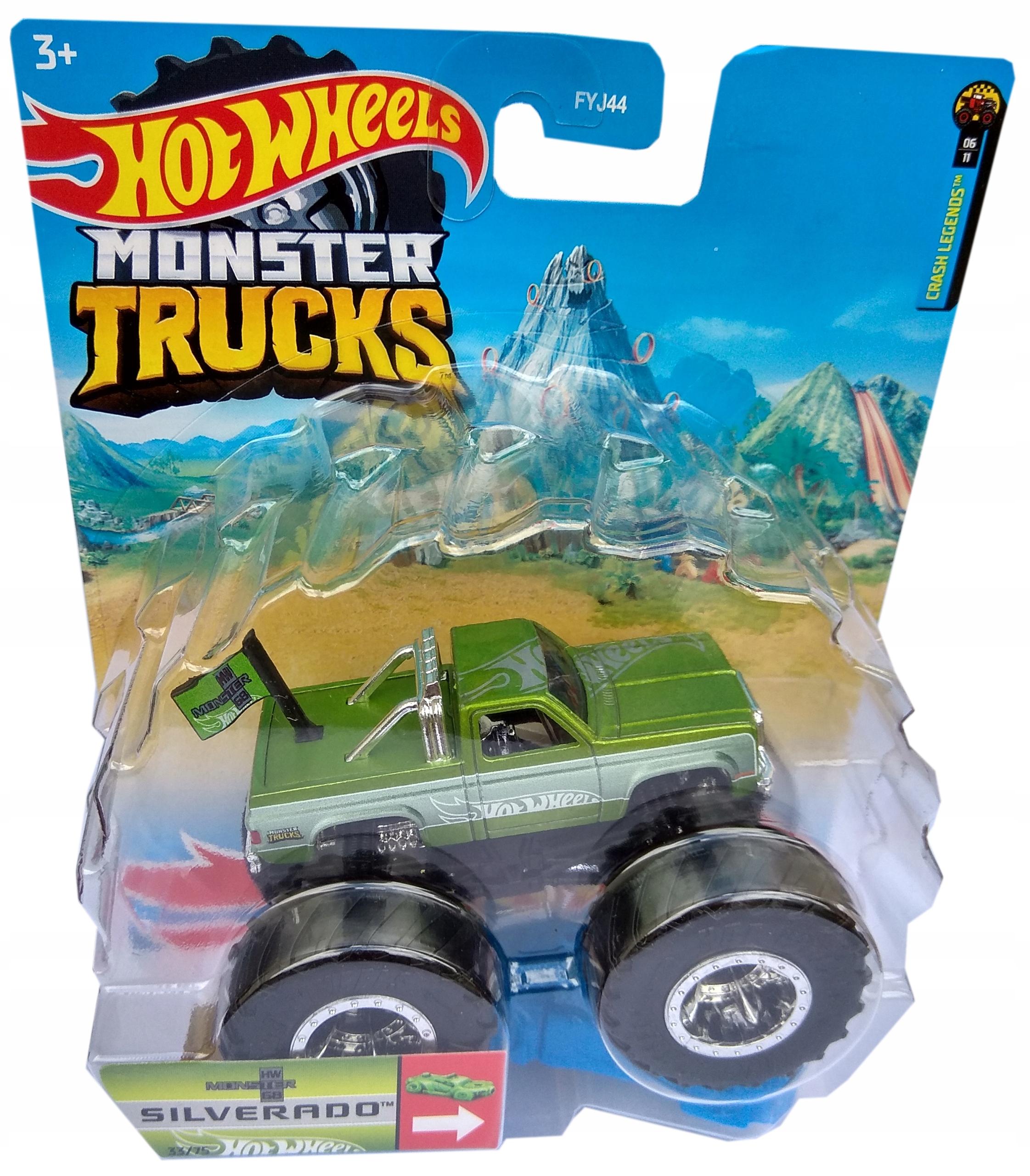 

FYJ44 auto Monster Trucks Hot Wheels Silverado