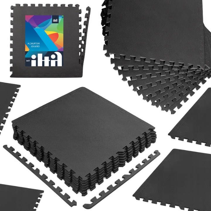 8x Mata Piankowa Do Ćwiczeń Pod Sprzęt Puzzle Do Siłowni Domu Na Siłownię