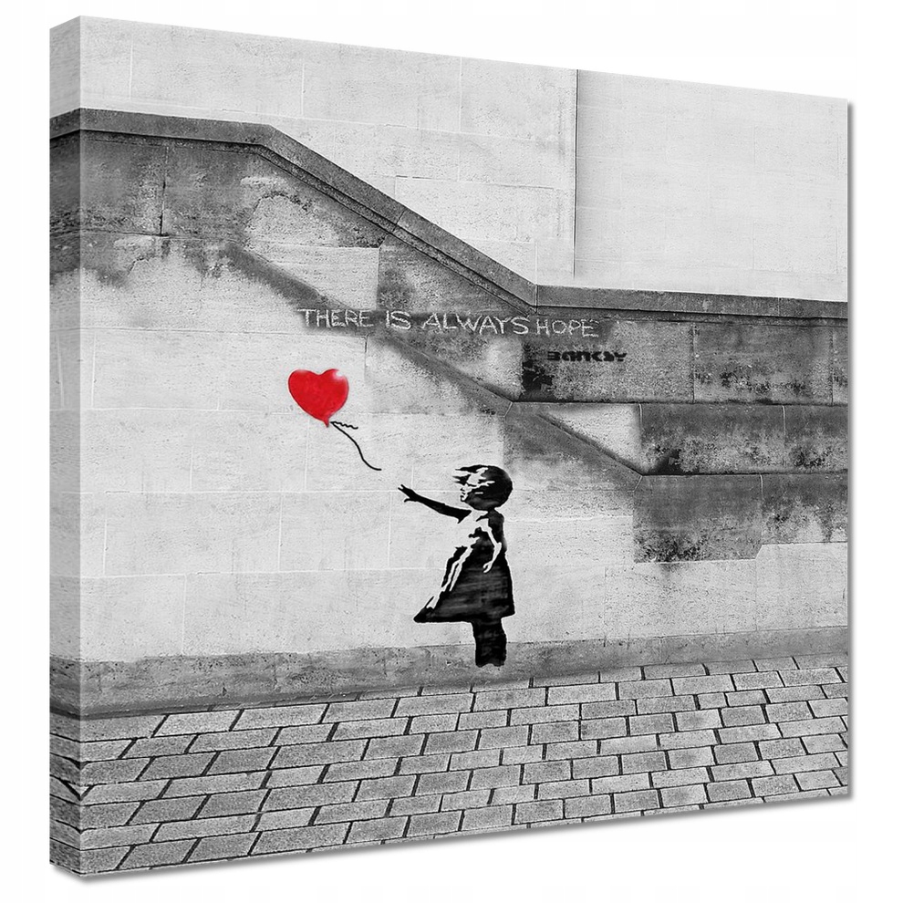 

Obraz 60x60 Banksy There is always hope