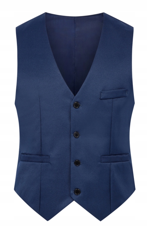 2021 Vest Men Spring Autumn Men's Slim Dress Busin Wzór dominujący bez wzoru