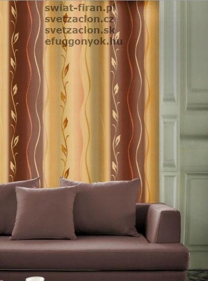 

Zasłona Materiał Tkanina Brązowa Mondego 1 M