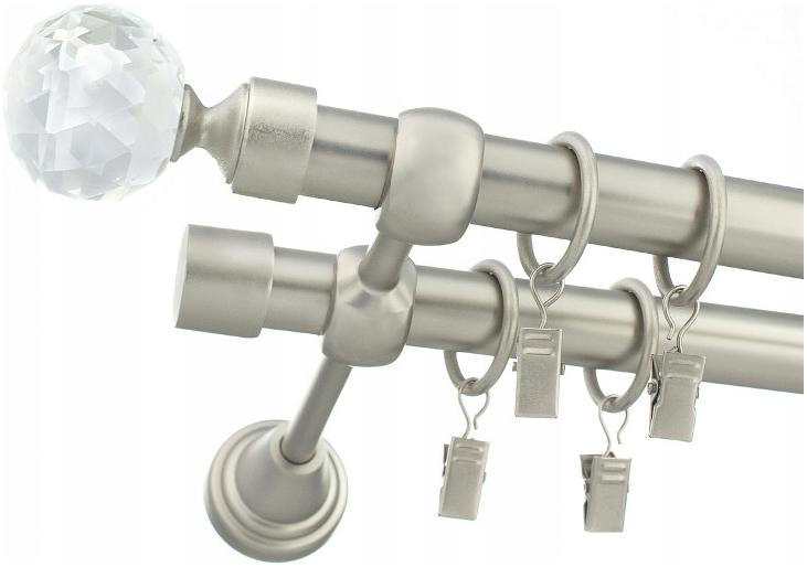 

Karnisz Podwójny Satyna Fi 19+19mm 220cm