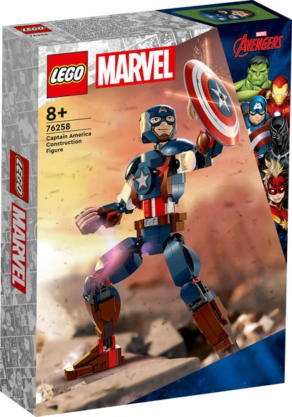 Lego 76258 Hrdina Figurka Kapitán Amerika