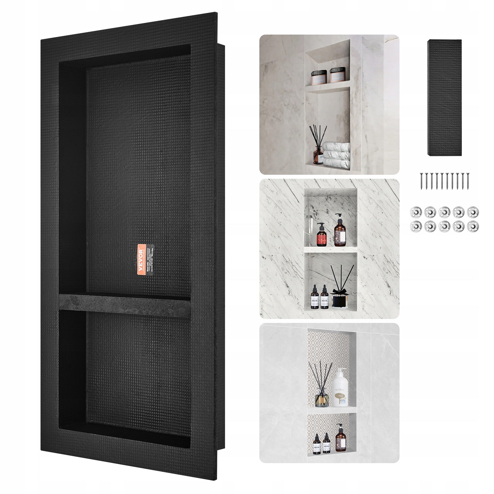 Stenový Výklenok Vevor 10X40 64X81 28 CM Vodotesný Dvojvrstvový Set