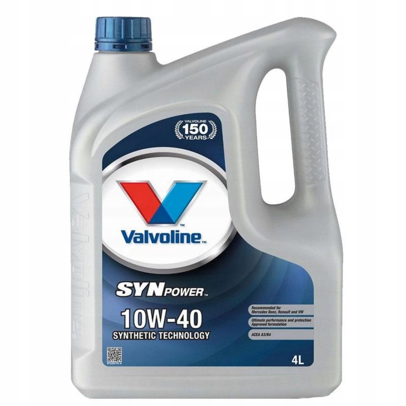 

Valvoline Synpower 10w40 4L olej silnikowy