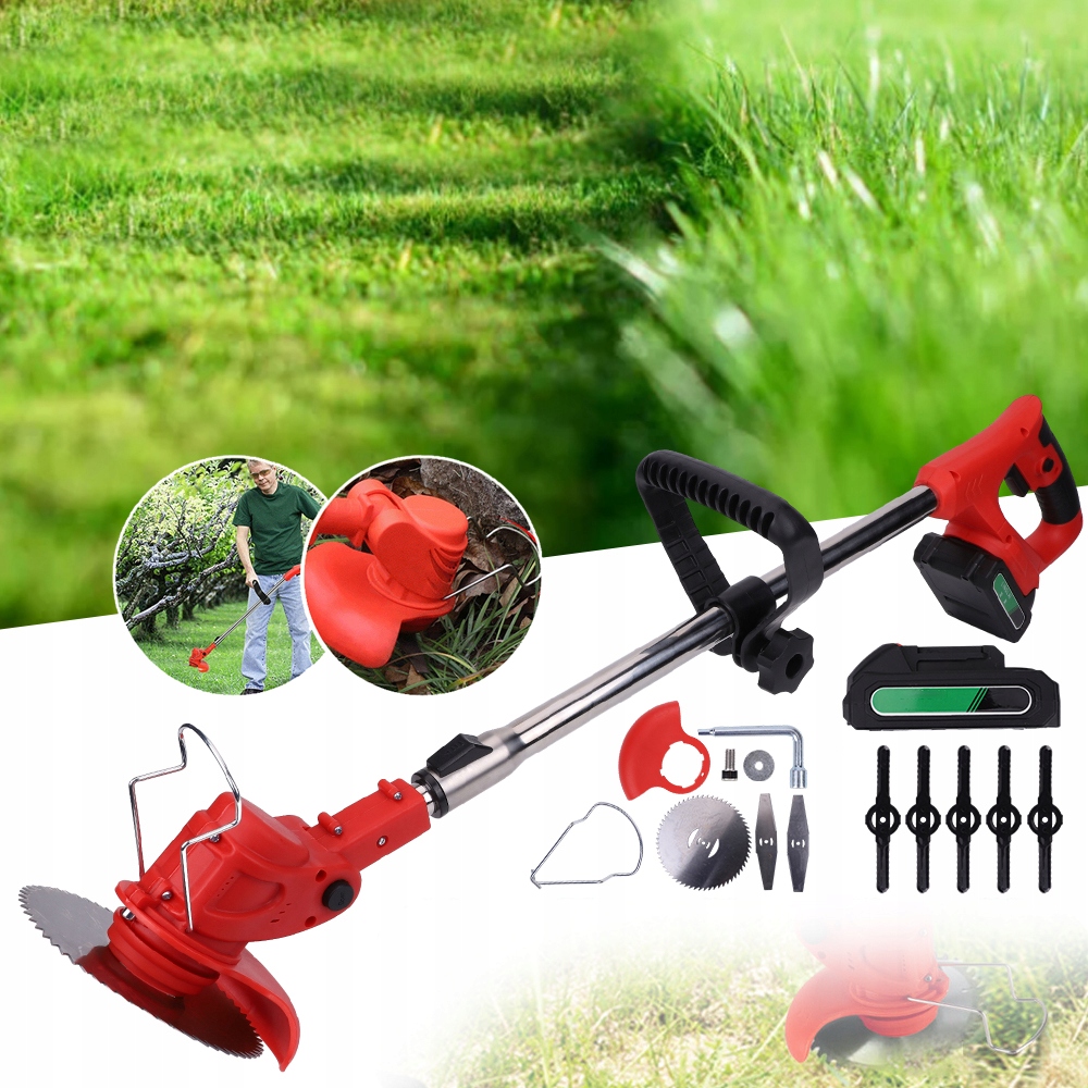 Akumulátorový Vyžínač Na Trávy (1 Akumulátor, 21 V, Nastavitelné Rukojeti)