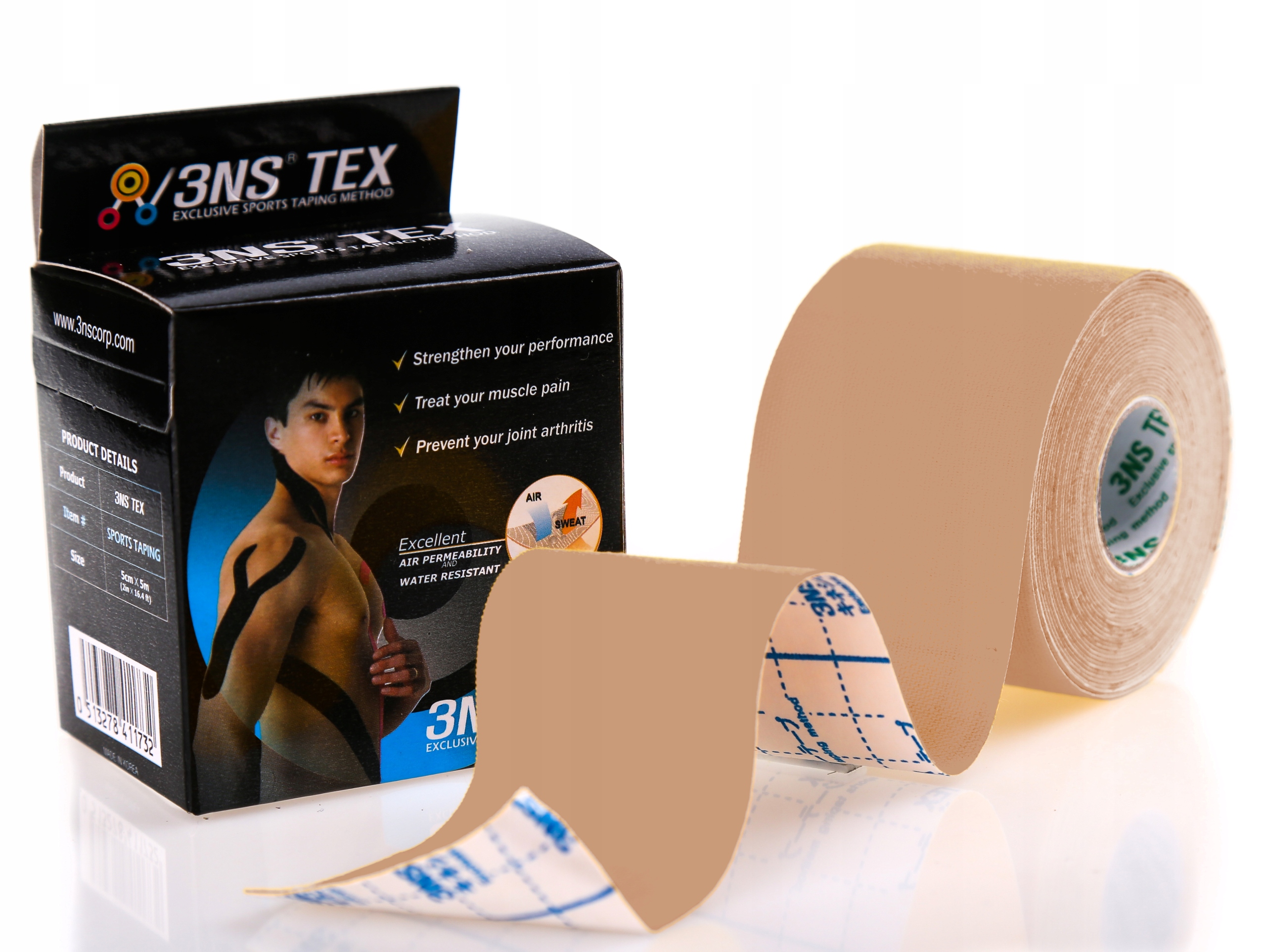 

3NS Tape Kinesiology taping kinesio beż