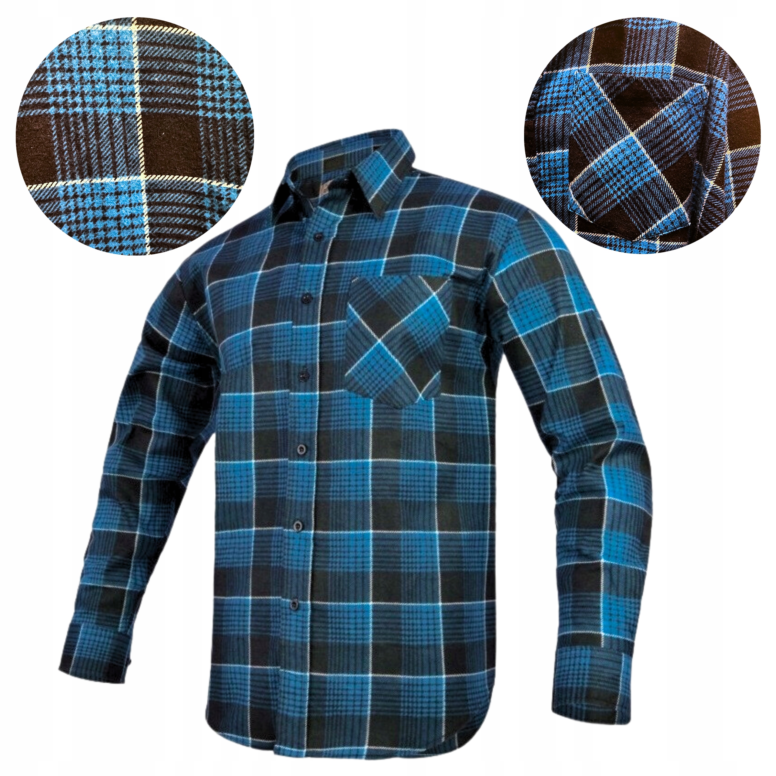 ARTMAS MODAR KOSZULA FLANELOWA ROBOCZA W KRATĘ_40