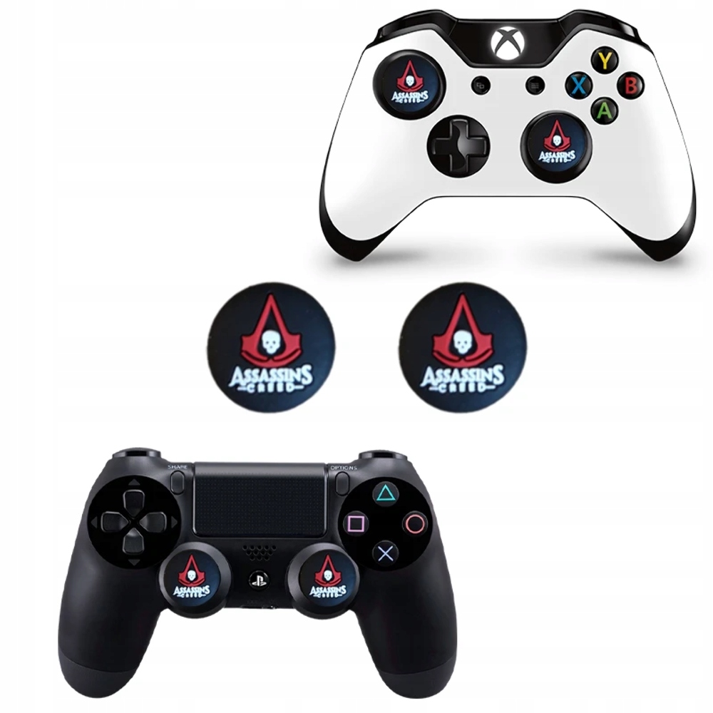 Nakładki Gripy Gumki Na Analogi Pada PS4 PS5 Xbox One Ns Pro Assassins 2x