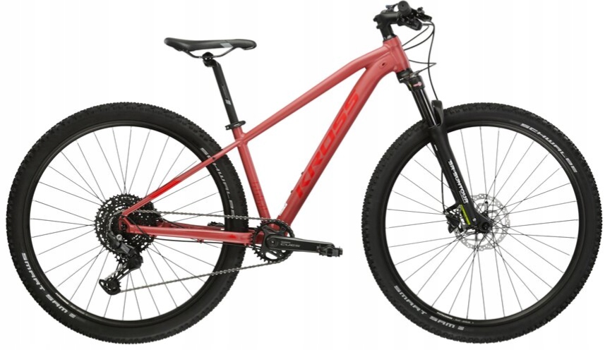 Rower Górski Damski Kross Level 4.0 29 L(19") bordowy mat