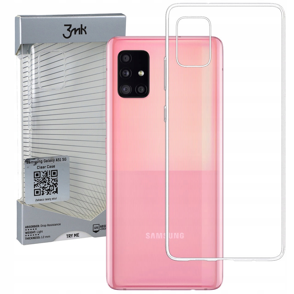 

Etui do Galaxy A51 5G, 3MK Clear Case, futerał