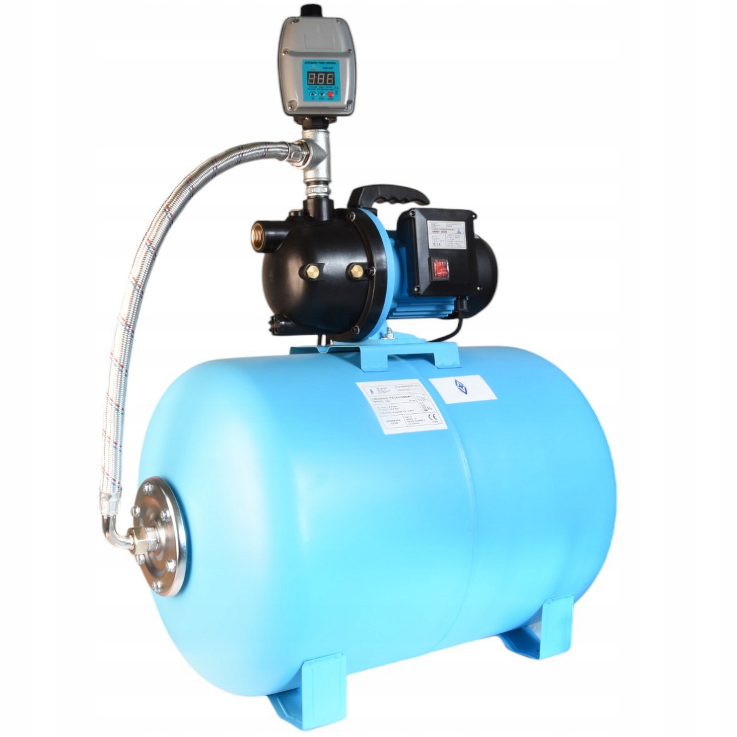 Hydrofor 100 L Ruční Vodní Čerpadlo 3000 S Automatickou Hydroforovou Sadou