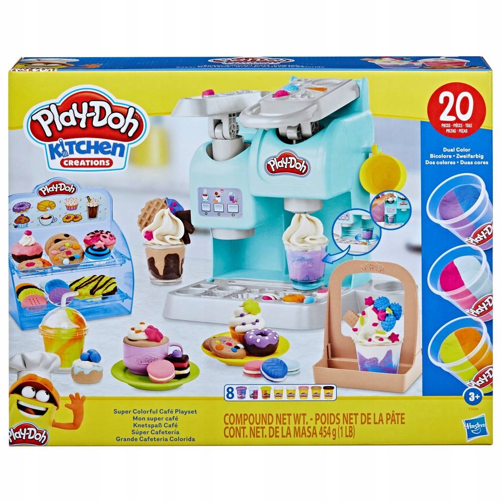 

Play-doh Ciastolina Superkolorowa kawiarnia F5836