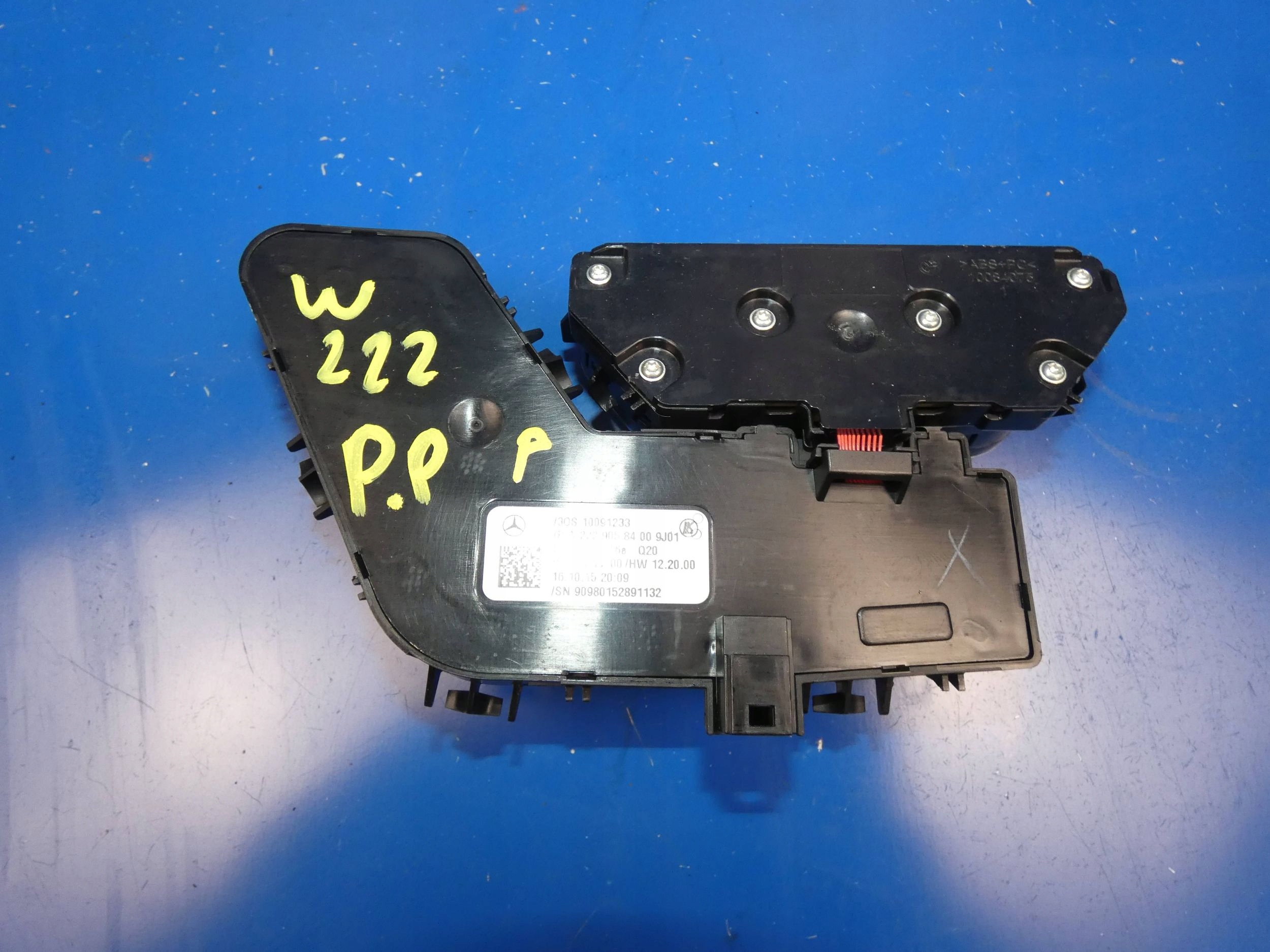 MERCEDES S KLASA W222 PANEL STEROWNIA seat right front