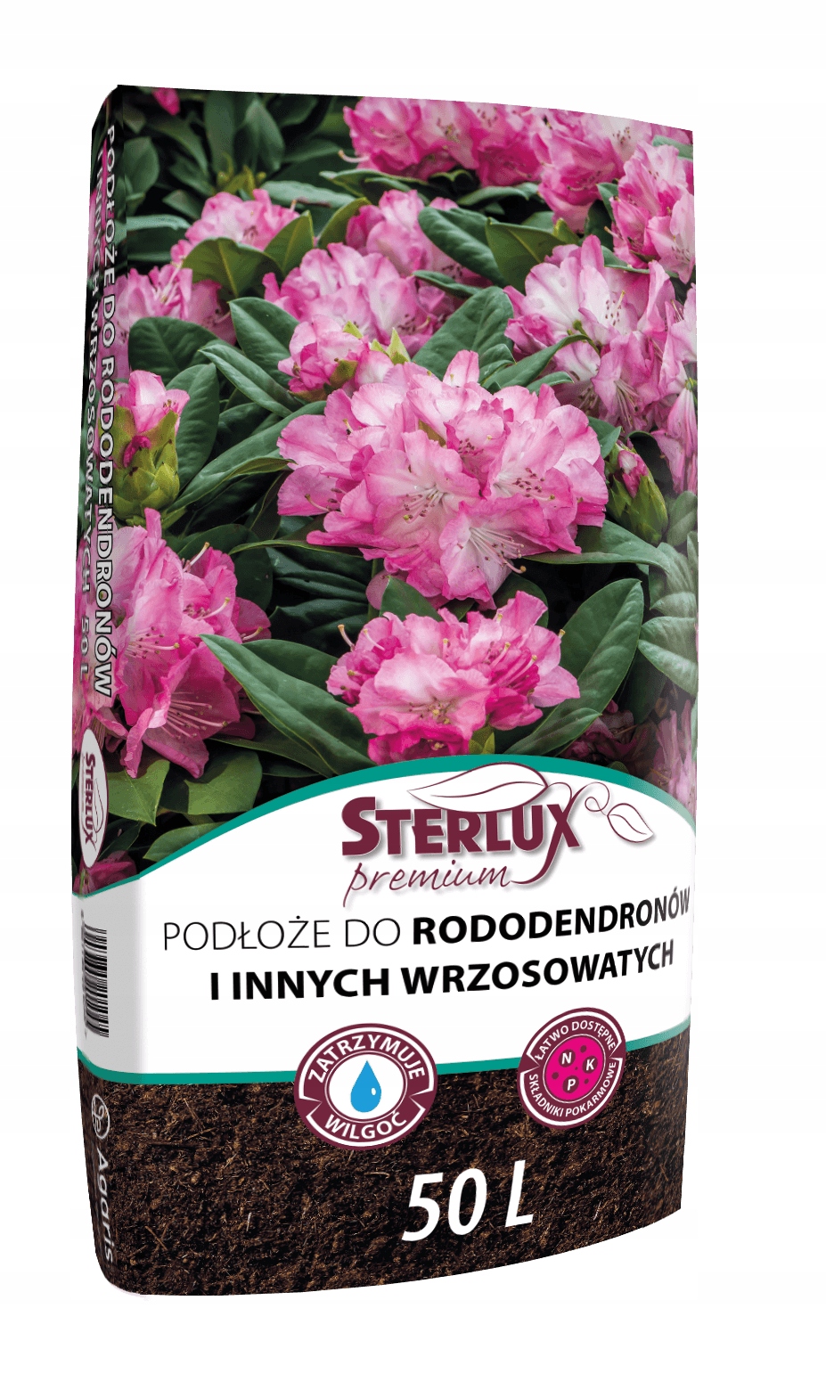 PODŁOŻE DO RODODENDRONÓW 50L PREMIUM STERLUX