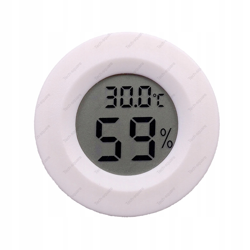 Termometr+higrometr montażowy okrągły -50+70°C OKR