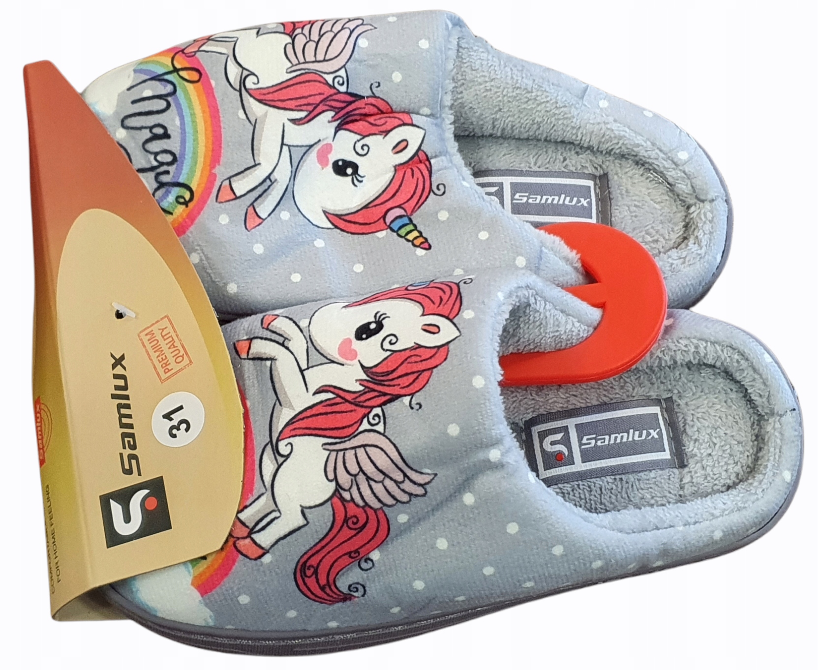 KAPCIE DZIECIĘCE DOMOWE ŚLICZNE SZYTE SAMLUX 35 JX Kod producenta OMIX2