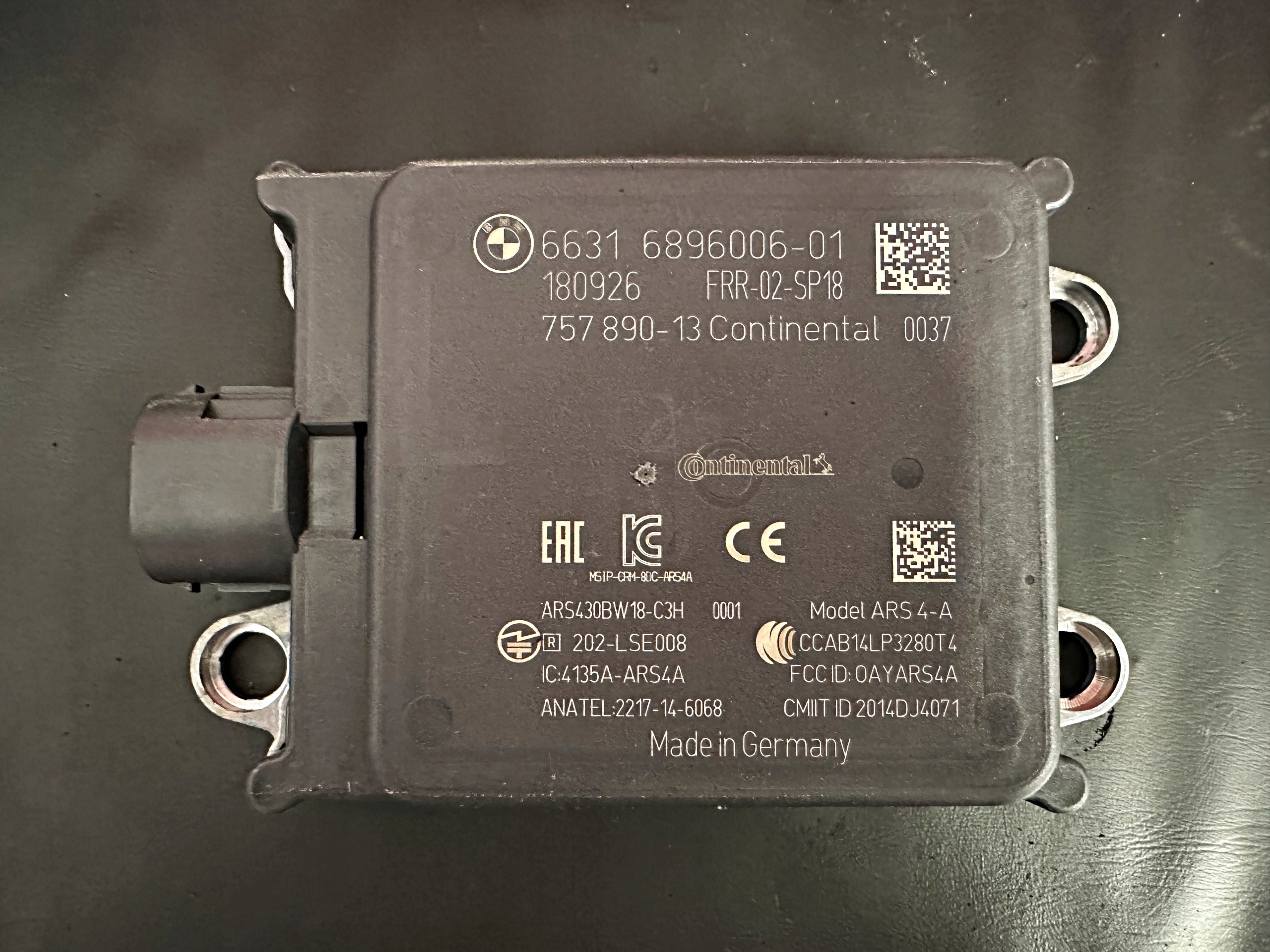 BMW G05 G14 G30 G11 G20 RADAR ACC SENSOR MODUŁ 6896006 Typ samochodu Samochody osobowe