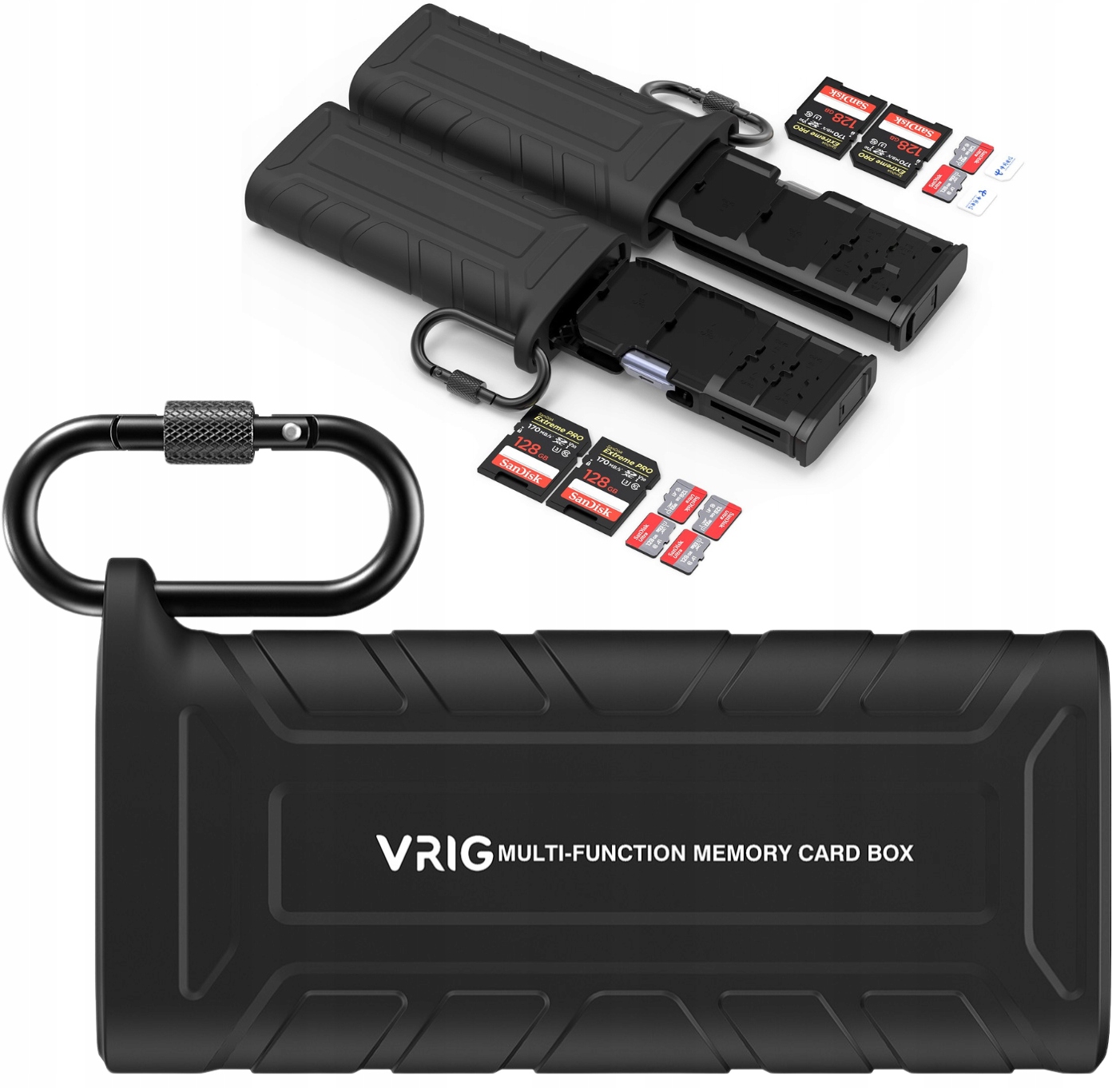 Rychlý čtečka paměťových karet, adaptér, zásobník na karty Sd microSD Tf, Usb C