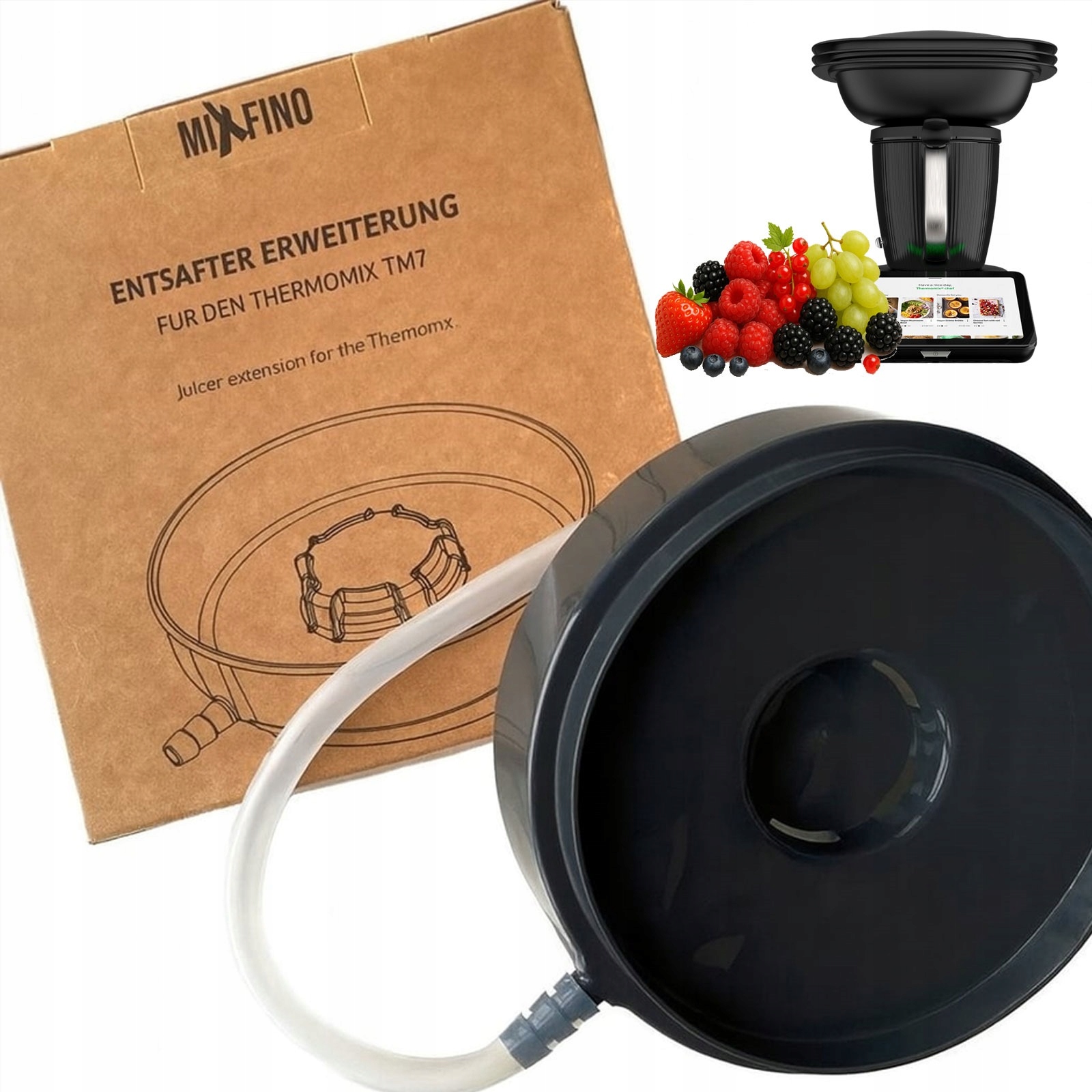 Originální parní odšťavňovač pro Thermomix TM7 Destilátor šťávy Výjimečná chuť