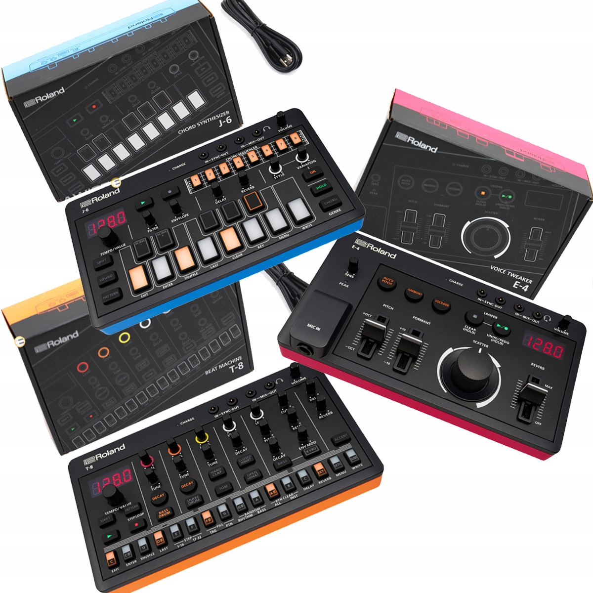 ROLAND Aira Compact BUNDLE | E-4 + J-6 + T-8 w 24h