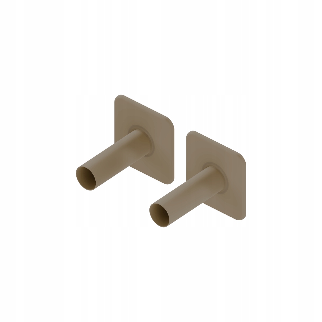 Caldo maskovací sada cappuccino pro radiátorové ventily, 2x rozeta