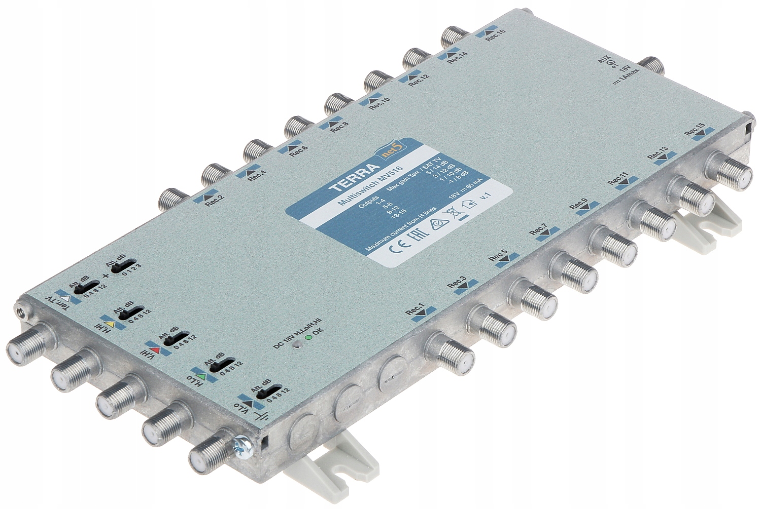 Multipřepínač MV-516 5 VSTUPŮ/16 Výstupů Terra