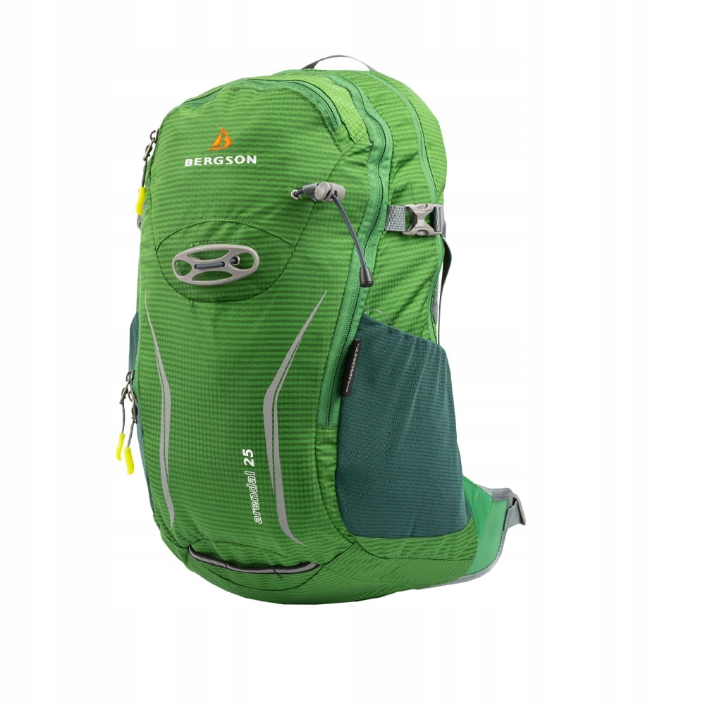 Plecak trekkingowy Bergson Arendal 25L Green turystyczny lekki pokrowiec