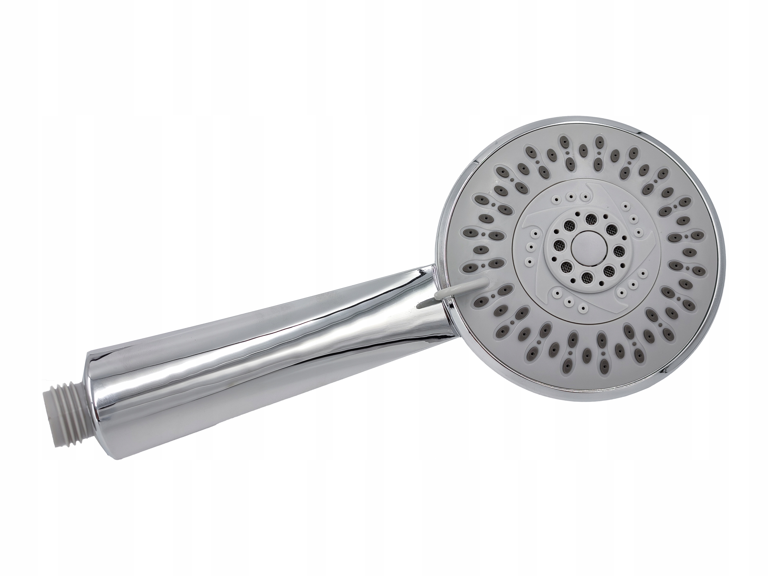 SŁUCHAWKA PRYSZNICOWA OKRĄGŁA DUŻA CHROMOWANA ECO 5 FUNKCJI Rodzaj słuchawka prysznicowa