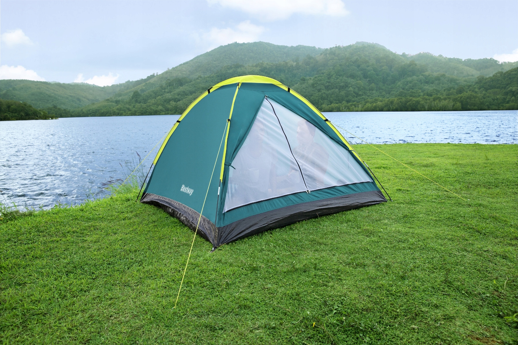 NAMIOT DWUOSOBOWY TURYSTYCZNY KEMPINGOWY Z TORBĄ 205x145cm BESTWAY 68084 Liczba osób 2