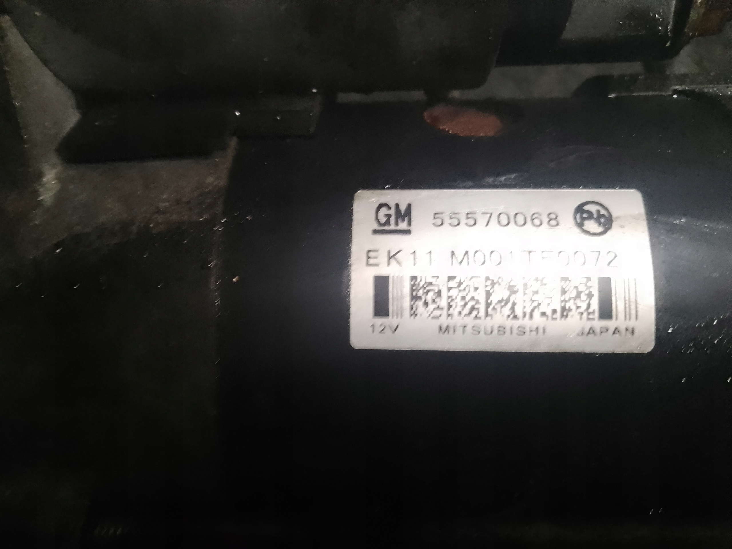 starter OPEL ASTRA J 1.6 B16DTH 55570068