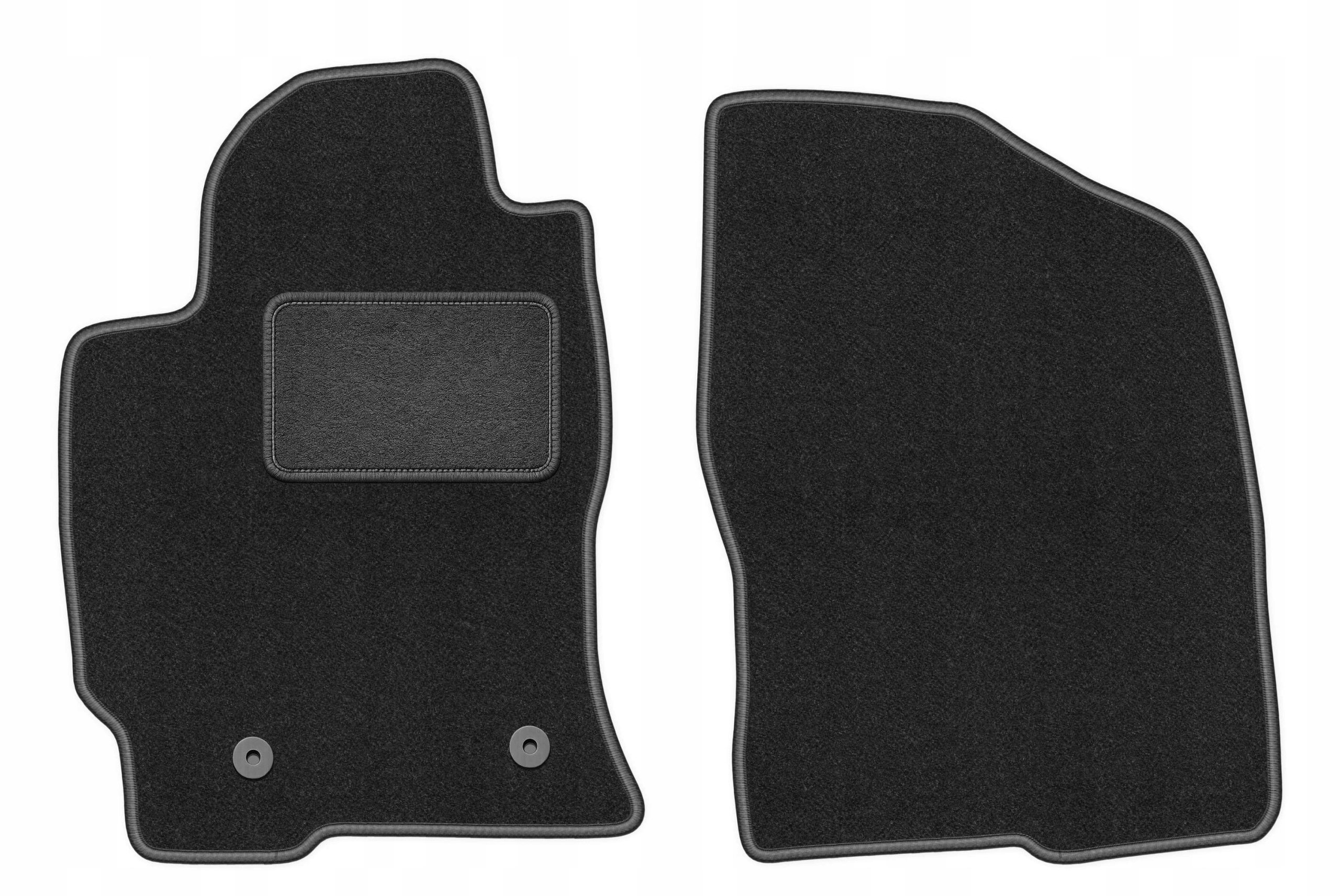 Dywaniki welurowe do Toyota Prius II 2003-2010 przód Lux grafit 2 szt.