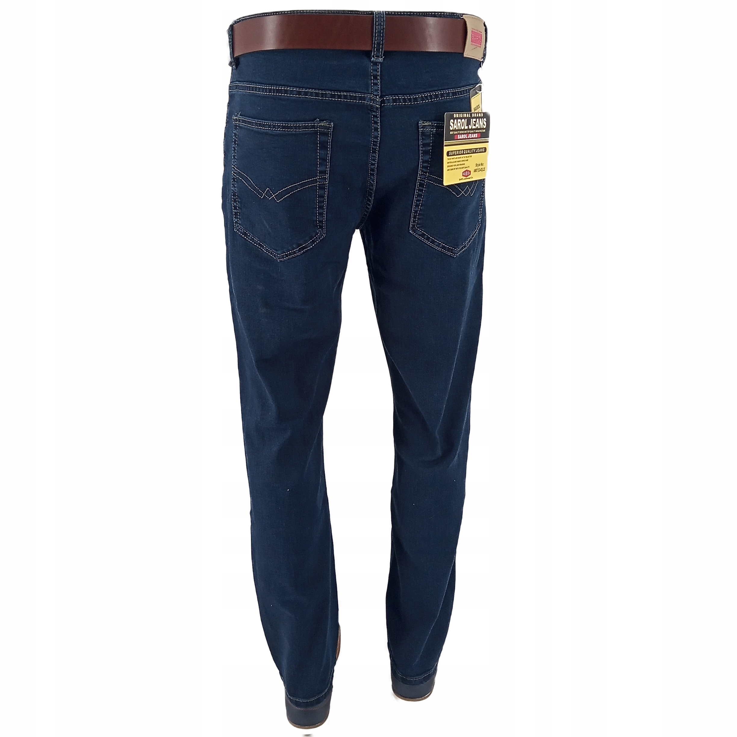 Spodnie Męskie Jeans Jeansy ARIZONA W35 L30 92 CM Fason proste