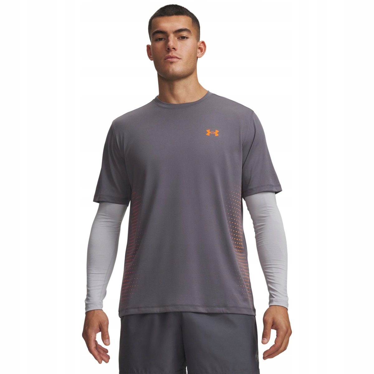 Męska koszulka treningowa Under Armour Ua Tech Play Short Sleeve Szary XXL