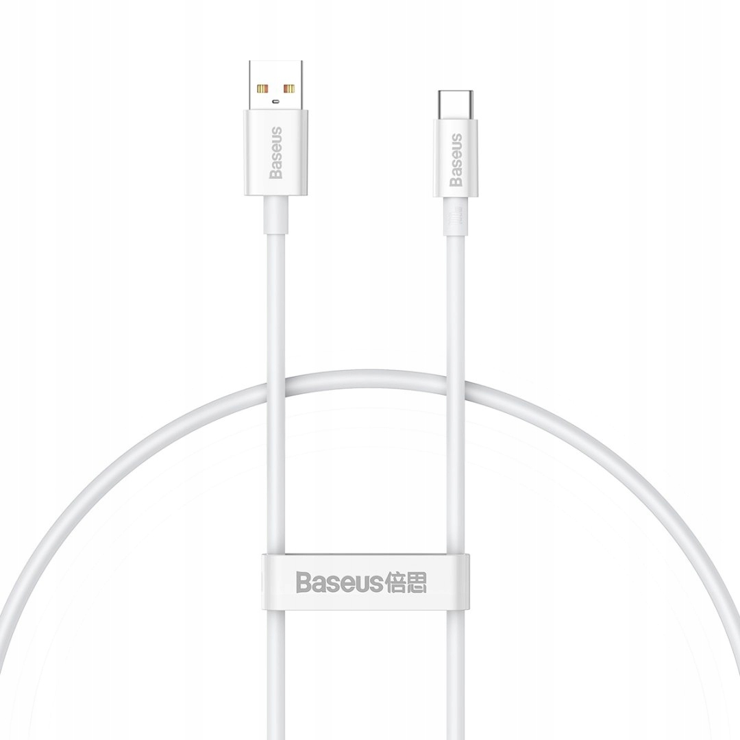 Kabel przewód Usb-a Usb-c Superior Series 100W 25cm biały