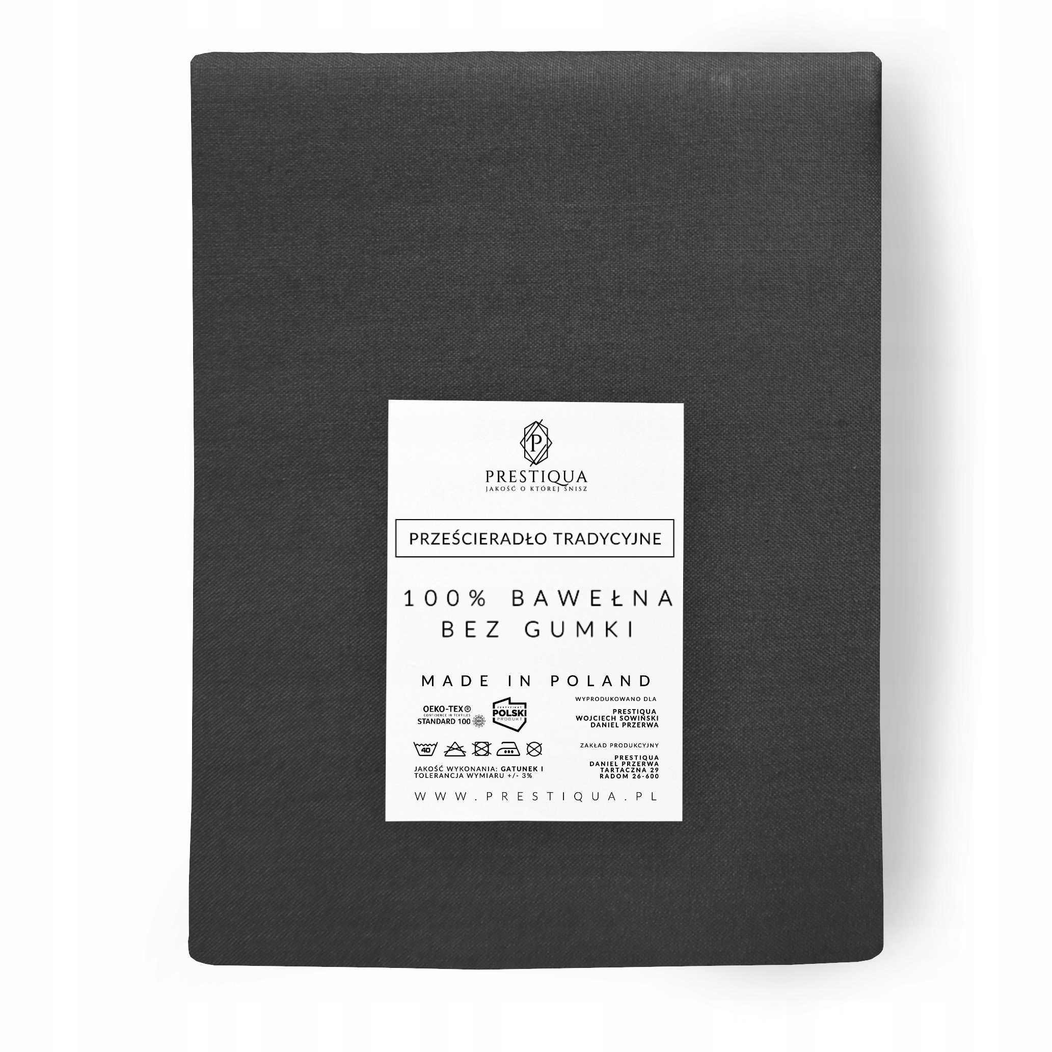 PRZEŚCIERADŁO BEZ GUMKI 140x200 BAWEŁNIANE POLSKIE