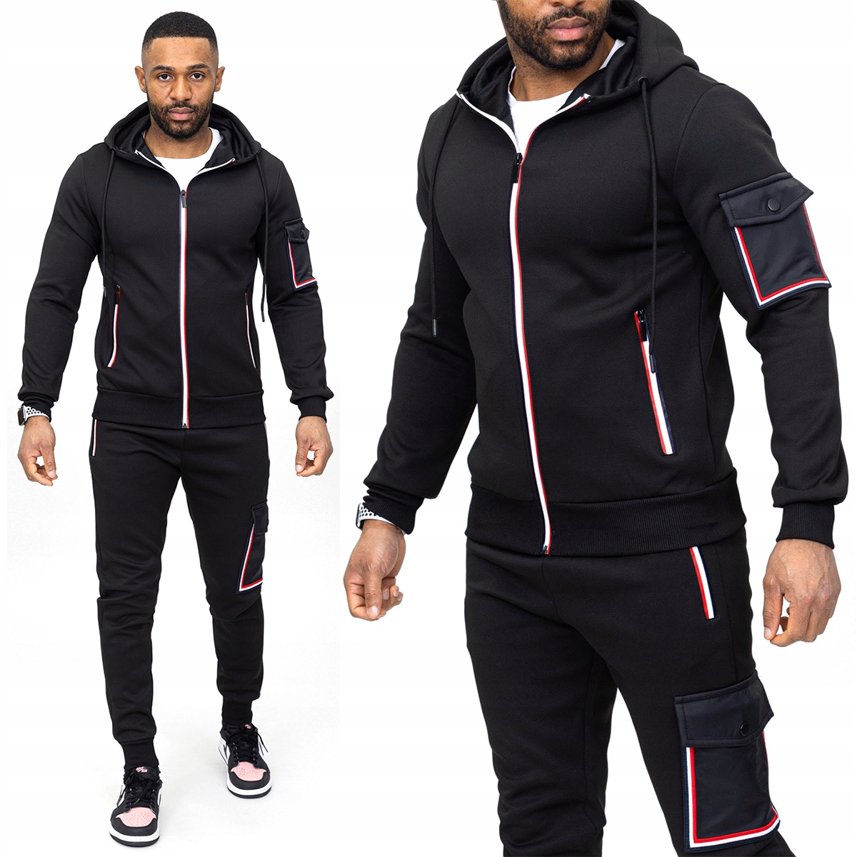 Teplákovka Komplet mikina s kapucí Kapsáče Dresové Zayne Paris