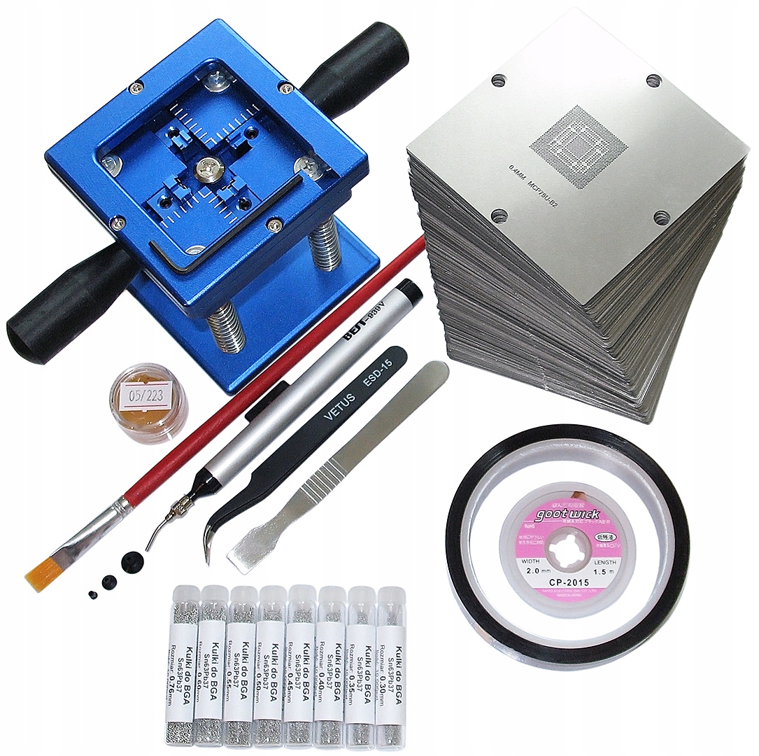 

Zestaw Sit Sita Bga 455szt 90mm Uchwyt Reballing