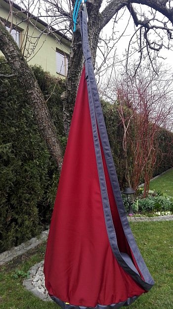 Huśtawka hamak-kokon siedzisko bujak MONTAŻ kolory Kod produktu 100