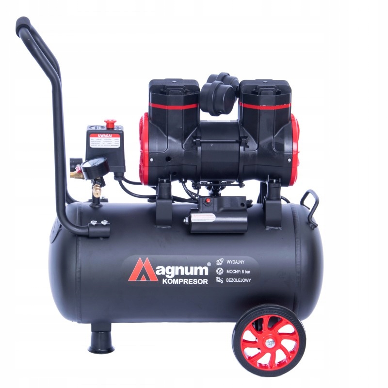KOMPRESOR BEZOLEJOWY STOMATOLOGICZNY 1450W 24L Marka Magnum