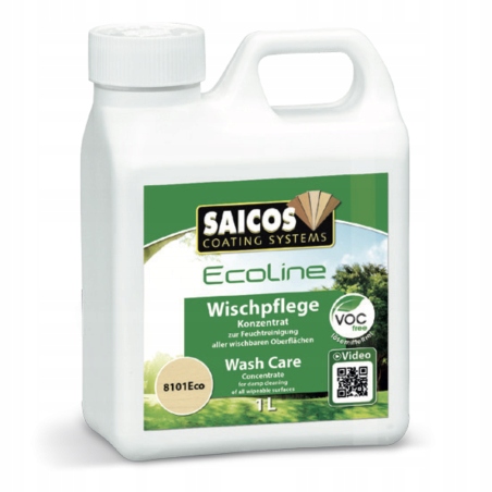 Saicos 8101 Eco Wash Care 1L koncentrat do mycia podłóg drewnianych