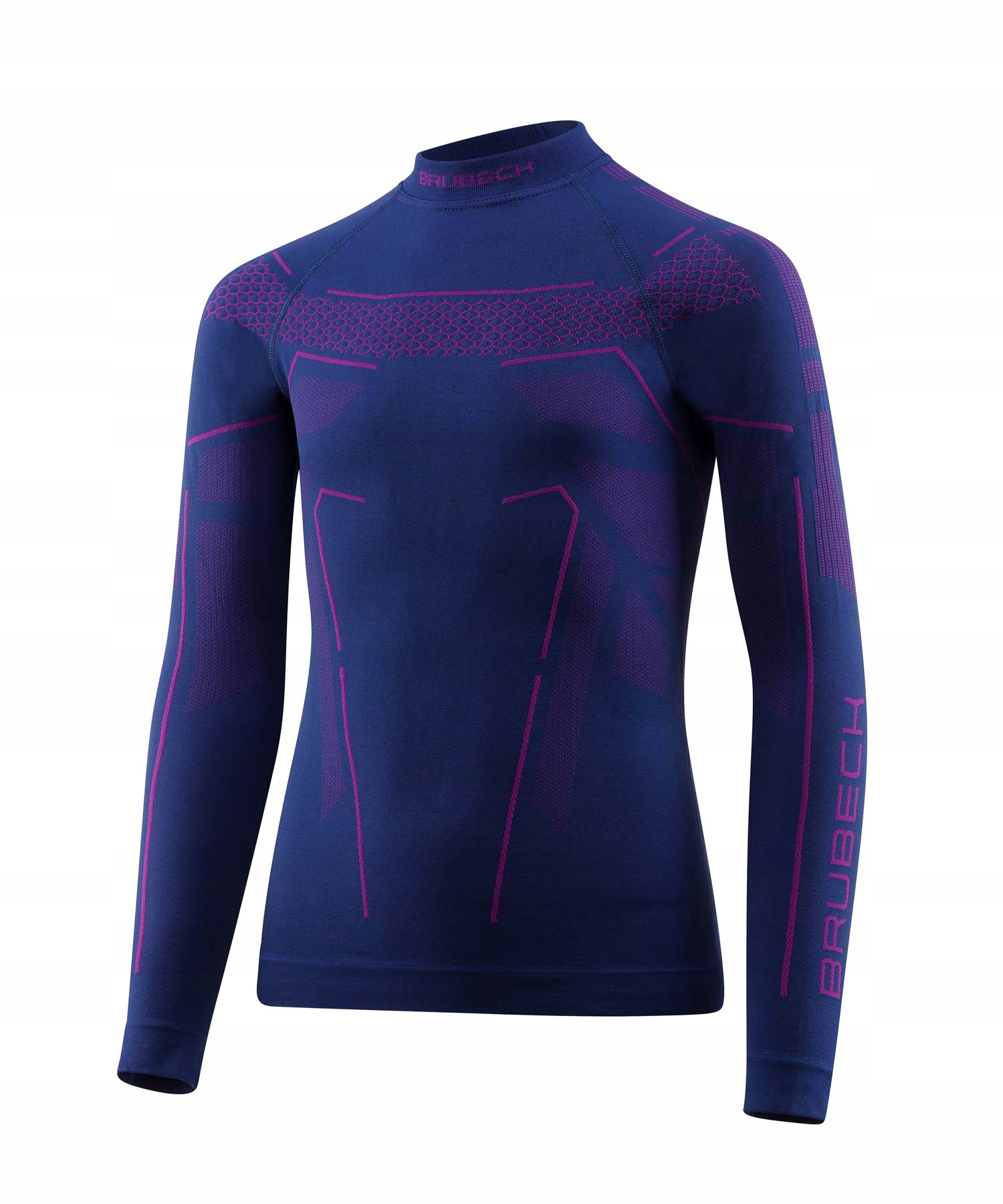 Bluza dziecięca termoaktywana Thermo Junior Brubeck jeans/fiolet 140/146